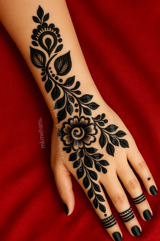 instagram instagram stylish back hand mehndi designs