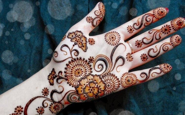 beautiful easy mehndi designs for karwa chauth
