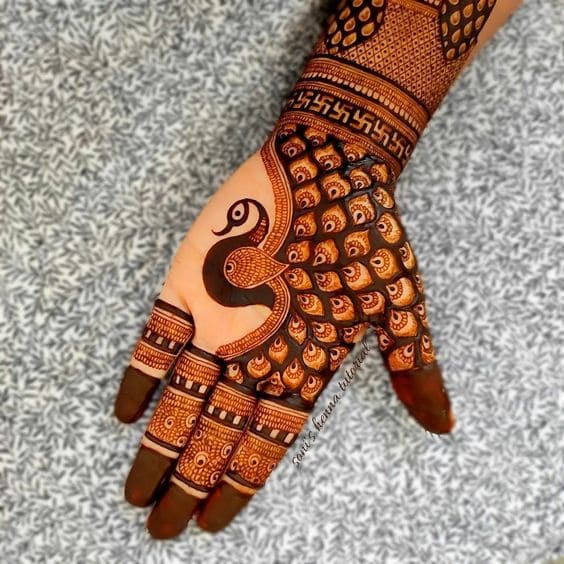 diwali mehndi design 2021