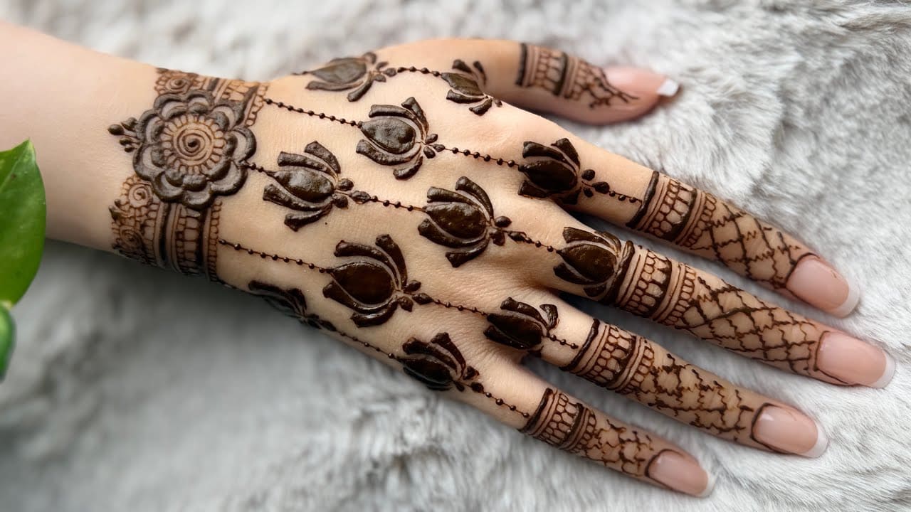 easy mehndi designs for diwali