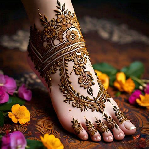 easy pairo ki mehndi designs