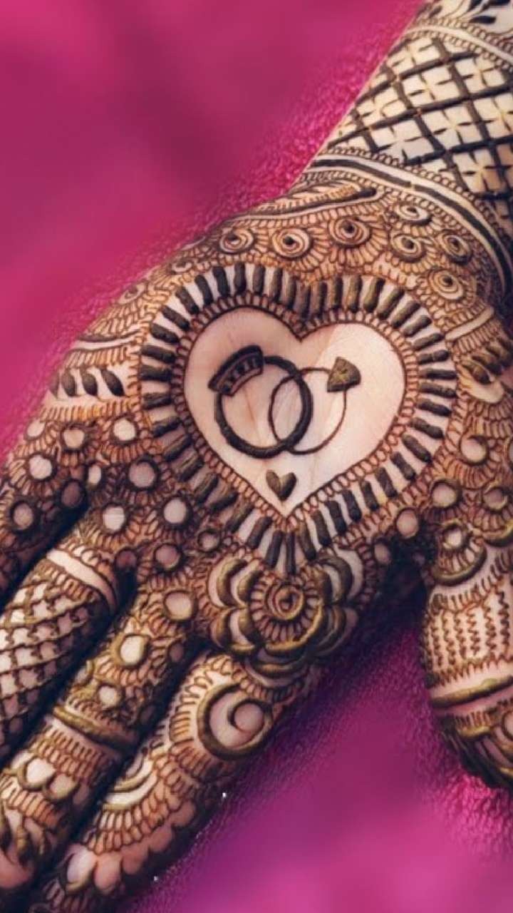 engagement back hand mehndi design