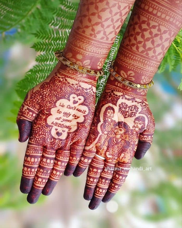 instagram stylish back hand mehndi designs
