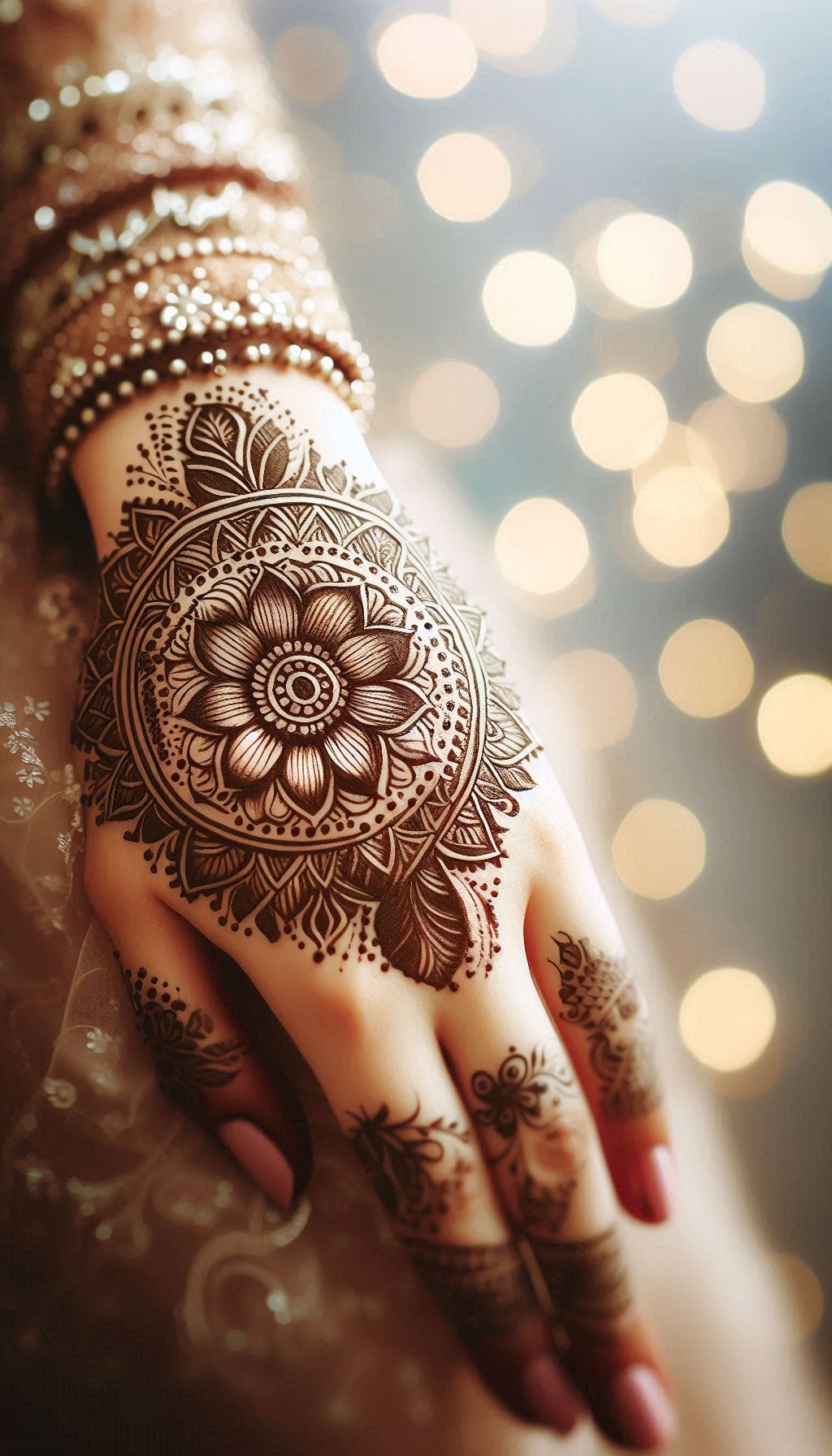 karva chauth mehndi design full hand