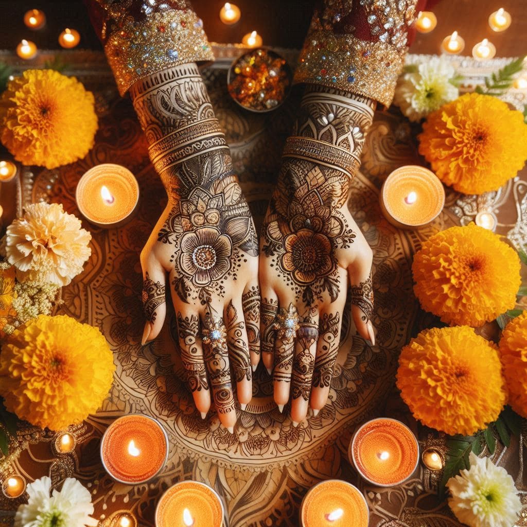 latest mehndi design for diwali