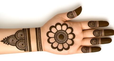 mehandi designs simple front hand