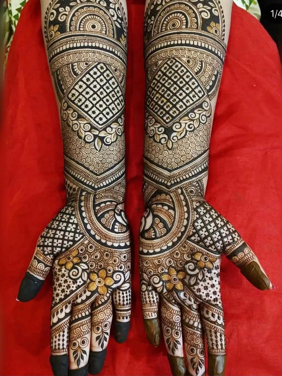 mehndi design arabic simple back hand