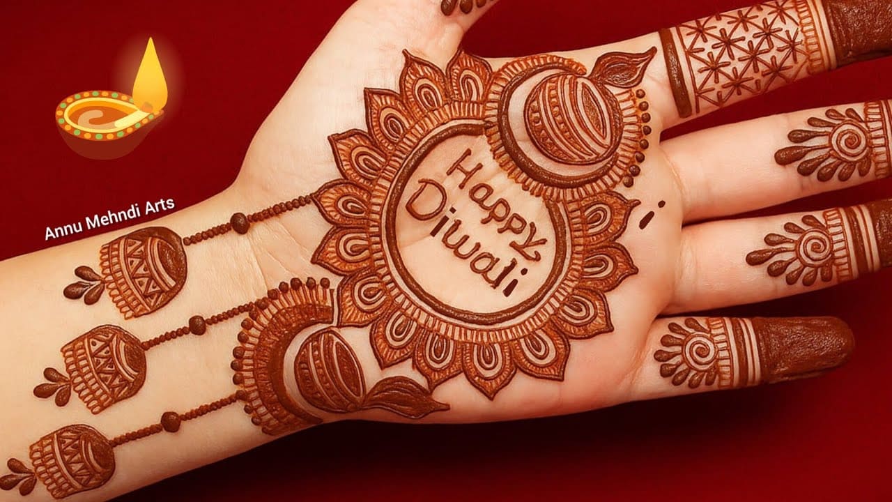 mehndi design diwali special