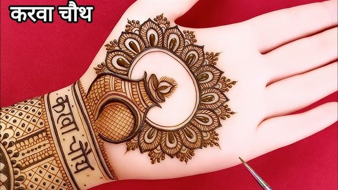 mehndi design full hand karwa chauth