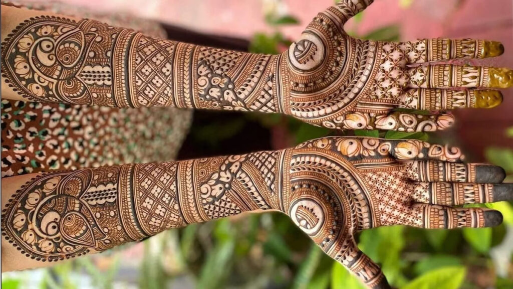 new easy mehndi designs for karwa chauth