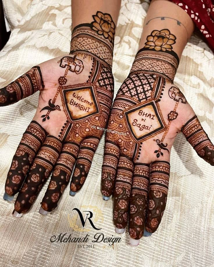 royal instagram bridal mehndi designs